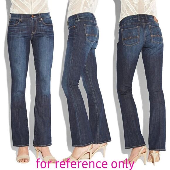 NWT|Lucky Brand Sofia Blue Denim Boot Jeans, 6/28 - Picture 8 of 8